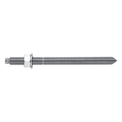Espárrago Químico / Acero Galvanizado M16 / Longitud 190 mm / L1 125 mm / Clase 5.8 ISO 898-1 / Recubrimiento Zinc 5μm | SIERRA STORE