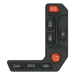 Controlador de luces y sirena / 4 posiciones / IP66 / 12V / ABS / Manubrio motocicleta | SIERRA STORE