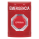 Botón de Emergencia / Acción Mantenida / Girar para Restablecer / LED Multicolor / Texto Español / ADA / Anti-Vandálico | SIERRA STORE