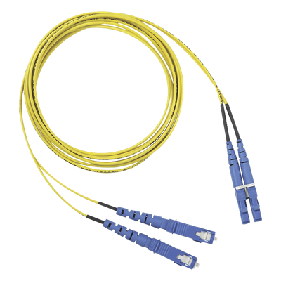 PANDUIT F92ERLNSNSNM002 - Jumper de Fibra Óptica Monomodo 9/125 OS2 / LC-SC Duplex / OFNR Riser / 2 m (6.56 ft) / Amarillo | SIERRA STORE
