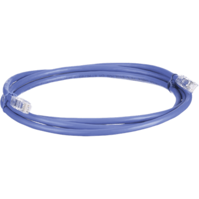 PANDUIT UTP6AX4BU - Cable de Parcheo UTP, Cat6A, 24 AWG, CM, Color Azul, 4 ft | SIERRA STORE