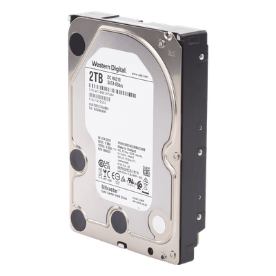 Disco Duro Enterprise 2 TB / Wester Digital (WD) / Serie Ultrastar / Recomendado para Data Center y NVRs de Alta Capacidad / Alto | SIERRA STORE