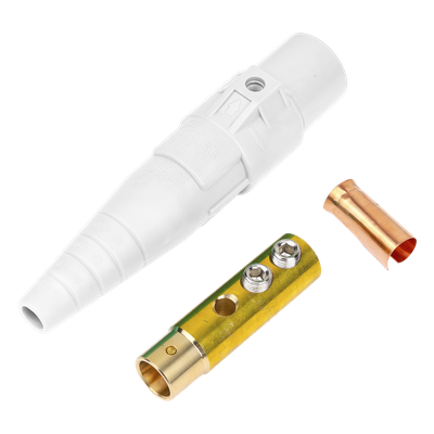 Conector Camlock / 400 A / Hembra / 600V AC / 50-95 mm² / Blanco | SIERRA STORE