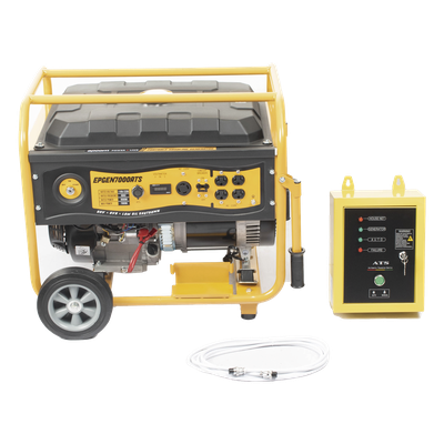 Generador de Emergencia / 6.5 kW Nominal / 7 kW Máxima / Arranque Automático / 220V Bifásico / 60 Hz / Tanque 25 L / 12 h Autonomía | SIERRA STORE