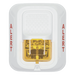 Lámpara Estroboscópica Color Blanco, para Notificación de Alerta, Montaje en Pared, Lente Estroboscópico Color Ámbar, Candelas | SIERRA STORE