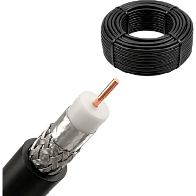 Rollo de 50 Metros de LP400 de 50 Ohms | Cable Coaxial Profesional | SIERRA STORE