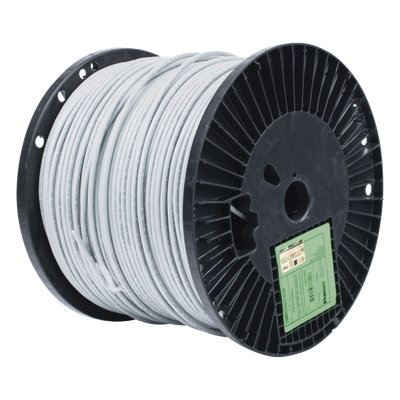 PANDUIT PUP6AHD04IG-G - Bobina de Cable UTP de 4 Pares, Vari-MaTriX, Cat6A, 23 AWG, CMP (Plenum), Color Gris, 305m | SIERRA STORE