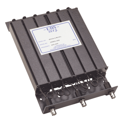 Duplexer / Rechazo de Banda / 400-440 MHz / 4.6-6 MHz Sep. / 50 W / BNC Hembra / 6 Cavidades / 1.25x6x9.5 in | SIERRA STORE