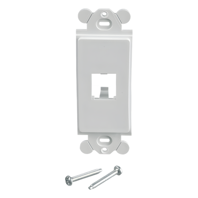 PANDUIT CFG1WH - Marco de Módulo / 1 Espacio Mini-Com / Para Placa Frontal GFCI / Color Blanco | SIERRA STORE