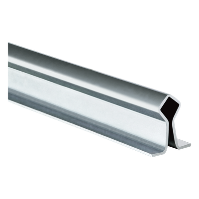 Guía de Piso para Ruedas Tipo V / 6 m (19.7 ft) / Acero Galvanizado / Fijación a Cemento / 3.78 kg/m | SIERRA STORE
