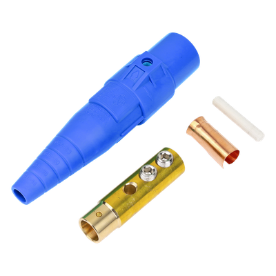 Conector Camlock / 400 A / Hembra / 600V AC / 50-95 mm² / Azul | SIERRA STORE