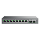 Switch L2 Lite Administrable / 8 Puertos Ethernet 2.5 Gbps / 2 Puertos SFP+ 10 Gbps / VLAN / QoS / Montaje Escritorio o Pared | SIERRA STORE