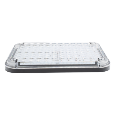 Luz de Advertencia LED / 9x7" / Bicolor Rojo/Claro / 104 LED / 12 VCC / 10 Patrones de Destello | SIERRA STORE
