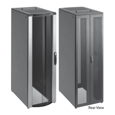 Gabinete para Servidores / 42 UR / Acero 16ga / Puertas Perforadas Frontal y Trasera / Profundidad Extendida 1200 mm / Ancho 600 mm | SIERRA STORE