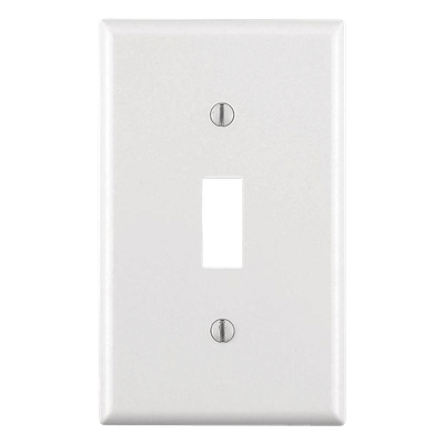 Placa para Interruptor de Palanca / Policarbonato Termoplástico / Blanco / 4.63 x 2.88 x 0.25 in / Vertical | SIERRA STORE