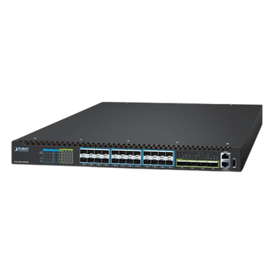 Switch Gestionado Capa 3 / Puertos 100G QSFP28 / 25G SFP28 / 10G SFP+ / Conmutación Non-Blocking 1520 Gbps / Apilado 10 Unidades / | SIERRA STORE