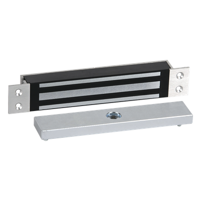 Chapa Magnética Mortise Mini / 750 lbs / 12-24 VDC / Perfil Bajo / 9 x 1.5 x 1.17 pulgadas | SIERRA STORE