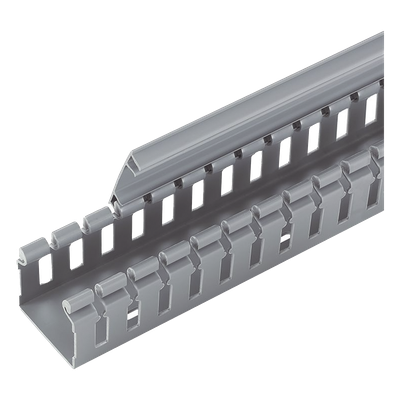 PANDUIT H2X2LG6 - Canaleta Ranurada Tipo H / 55.1 mm Ancho / 50.3 mm Alto / 6 ft (1.8 m) Largo / PVC Libre de Plomo / UL94V-0 | SIERRA STORE