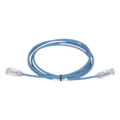 PANDUIT UTP28SP24BU - Cable de Parcheo Cat6 / UTP 28AWG / Diámetro Reducido 3.8mm / 24 Pies (7.32m) / LSZH-CM / Azul | SIERRA STORE