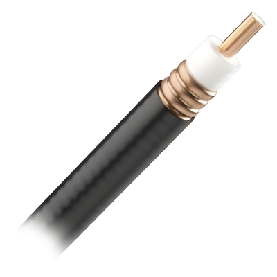 Cable Coaxial HELIAX 7/8 / Cobre Corrugado / 50 Ohms / 28 mm OD / 91% Velocidad de Señal / 0.92 ft (0.28 m) Diámetro | SIERRA STORE