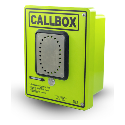 Intercomunicador Bidireccional / 2 W (AC) / 800 mW (Batería) / Audio Ajustable de Alta Intensidad / IP65 / Carcasa Antivandálica de | SIERRA STORE