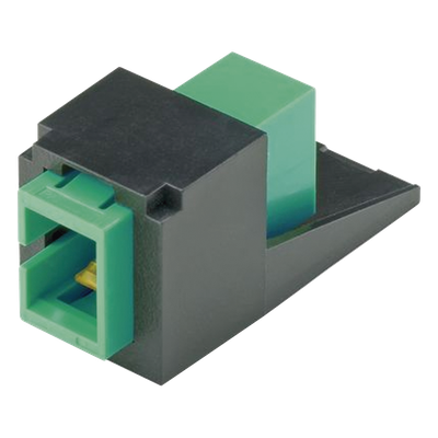 PANDUIT CMSAGSCZBL - Módulo Acoplador / SC/APC Simplex / Fibra Monomodo OS1/OS2 / Mini-Com / Cerámica Zirconia / 0.15 dB | SIERRA STORE