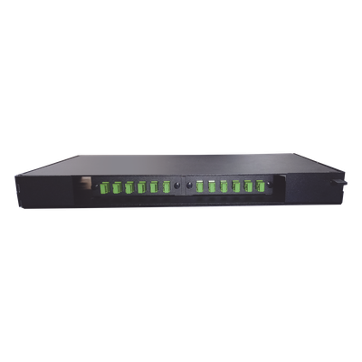 Patch Panel / 12 Puertos / 1U / Pigtails Preinstalados / Placas Adaptadoras / Splice Tray Integrado | SIERRA STORE