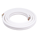 Kit de Tubería para Minisplit / 1 Tonelada / Líneas 1/4" y 3/8" / Longitud 4 m (13.1 ft) / Aluminio / Acabado Mate Blanco | SIERRA STORE