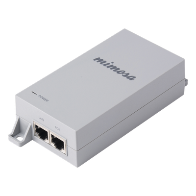 Inyector PoE / 50 VCC / 1.2 A / Gigabit / 2 x RJ-45 blindados / 65 x 36 x 163 mm / 0.4 kg | SIERRA STORE