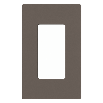 Placa de Pared / 1 Espacio / Diseño Sin Tornillos Visibles / 11.9 x 7.4 x 0.7 cm / Color Truffle | SIERRA STORE