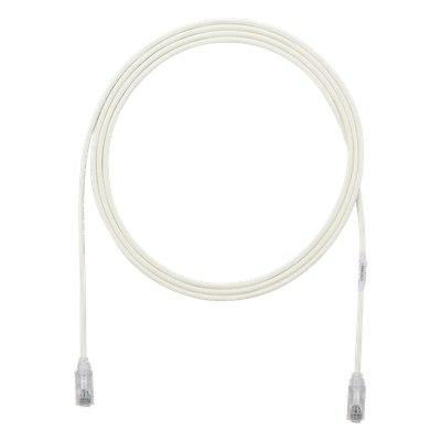 PANDUIT UTP28SP1 - Cable de Parcheo / Cat6 / 28AWG / Diámetro Reducido 3.8 mm / 0.30 m (1 Pie) / LSZH-CM / Blanco Mate | SIERRA STORE