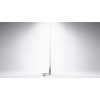 Antena Marina VHF / 3 dB de Ganancia / 50 W / 1.2 m (3.9 ft) / Cable RG-58 15 ft / Polaridad Vertical / 50 Ohmios | SIERRA STORE