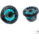 Bocinas Náuticas Coaxiales 8.8" / 125 W RMS / 90.5 dB / 38 Hz-20 kHz / 4 Ω / LED Transflective™ / Rejilla Deportiva Titanio / Marino | SIERRA STORE