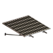 Soporte de Montaje Solar / Perfil de Aluminio Anodizado 1300 mm / Módulos 30-35 mm / Tornillos Autoperforantes Incluidos / Exterior | SIERRA STORE