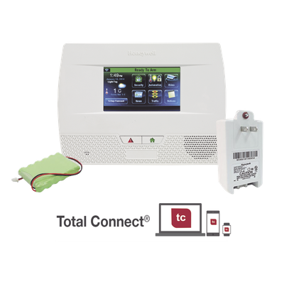 Panel de alarma inalámbrico / Pantalla táctil color 4.3" / Comunicador telefónico integrado / Z-Wave / 64 zonas / Total Connect | SIERRA STORE