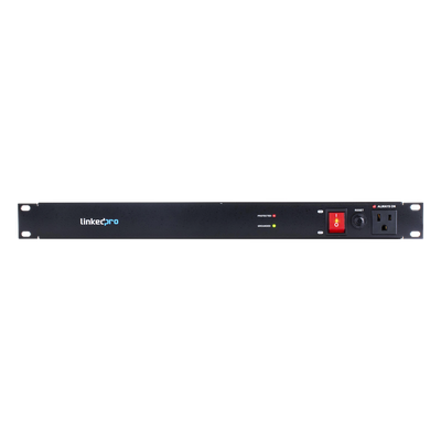 LINKEDPRO BY EPCOM LP-PDU-11 - PDU Horizontal / 11 Salidas NEMA 5-15R / 15A / 120 Vca / Rack 19in / 1U / Cable 1.80 m (5.9 ft) | SIERRA STORE