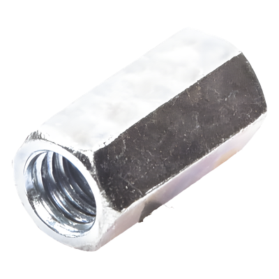 Cople Hexagonal Roscado / 9.5 mm (3/8") / UNC 2A / Galvanizado Electrolítico | SIERRA STORE