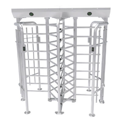 Torniquete Doble de Cuerpo Completo / 25 personas/min / IP54 / Acero Inoxidable SUS304 / Interior-Exterior / 1.90 pies de ancho de | SIERRA STORE