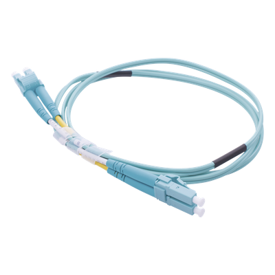 LINKEDPRO BY EPCOM LP-FOM4-LCLC-R01 - Jumper de Fibra Óptica / OM4 50/125 / LC-LC Dúplex / OFNR Riser / 2.0 mm / 1 m (3.28 pies) | SIERRA STORE
