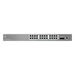 Switch Administrable L2++ / 24 Puertos Gigabit PoE / PoE++ 250W / 2 Puertos SFP+ / 88 Gbps / VLAN 4K / QoS Avanzado | SIERRA STORE