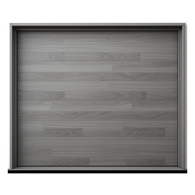 ACCESSPRO APDOOR-147CF - Puerta de Garage / Estilo Americano / Acabado Laminado Premium / Gris / 14x7 Pies / 4.26x2.13 Metros | SIERRA STORE
