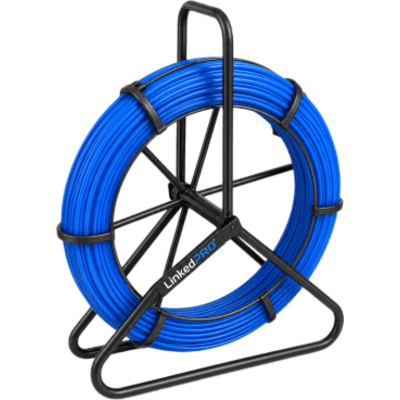 Guía de Jalado de Cables Tipo Cobra / Diámetro de 14mm x 300 metros / Fibra de Vidrio de Gran Resistencia a la Tensión | SIERRA STORE