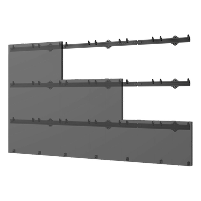 Sistema de Montaje para Videowall / Configuración 6x6 Paneles / Capacidad 409.1 kg (900 lb) / Microajuste 6 mm / Aluminio Anodizado / | SIERRA STORE