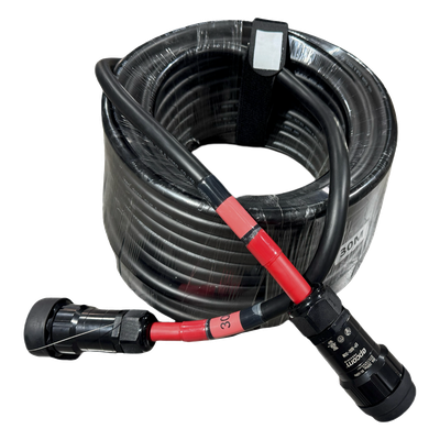 Manguera de AC tipo Socapex / Conectores Macho y Hembra / 30 m (98.4 ft) / Audio Profesional y Escenario | SIERRA STORE