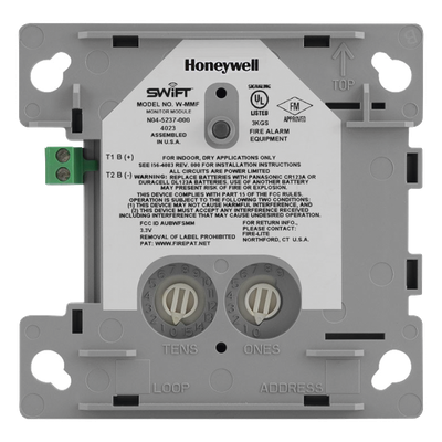 Módulo Monitor Inalámbrico Direccionable / Contactos Secos / Malla SWIFT FlashScan / Batería Litio 2 Años / UL 268 y UL 864 | SIERRA STORE