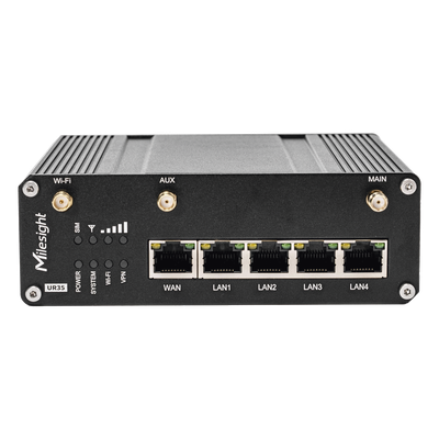 Router Celular Industrial / 4G LTE Dual SIM / WiFi / Ethernet / RS232 / RS485 / IP30 / -40°C a 70°C / 9V-48V DC | SIERRA STORE