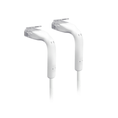 UBIQUITI U-CABLE-PATCH-2M-RJ45 - UniFi Patch Cable Cat6 Ultradelgado GbE con Botas Flexibles, Color Blanco, 2 m | SIERRA STORE