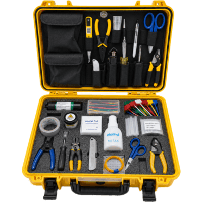 LINKEDPRO BY EPCOM LP-FT-KIT-V2 - Kit de Terminación de Fibra Óptica / 28 Herramientas y Accesorios / Estuche Portátil Rugerizado / | SIERRA STORE