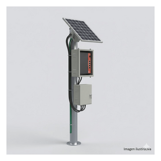 Kit Solar PoE / 28 W Total / 5 Puertos PoE / 802.3af/at + PoE Pasivo 24 Vcc / Panel 250 W / Batería 120 Ah | SIERRA STORE