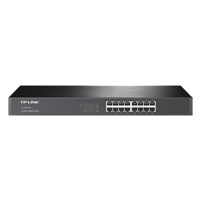 Switch Gigabit no administrable / 16 puertos 10/100/1000 Mbps / Rack o escritorio / 35.7 Mpps / 1.19 ft (0.36 m) de profundidad | SIERRA STORE
